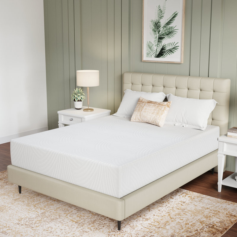 Matelas en mousse viscoélastique gélifiée mi-ferme 12 po Novilla, Grand