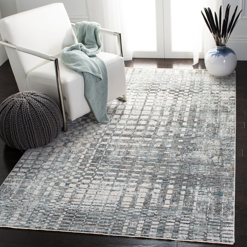 Tapis de couloir gris, Rectangle 4 pi x 6 pi
