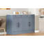 [Vidéo d'assemblage fournie] Garde-manger autoportant moderne, rangement pour aliments Buffet, armoire à café avec tiroir, 2 tablettes réglables et 2 tablettes de porte pour la salle à manger, cuisine, ensemble de 2, gris Topmax-475288632