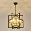 Luminaire suspendu de style lanterne réglable 6 lumières pour vestibule, vestibule, vestibule-418579166