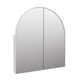 Two Door Steel Frame Arch Shape Medicine Cabinet