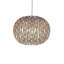 21cm H Metal Pendant Shade in Taupe
