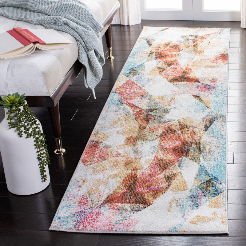 Zahra Performance Geometric Rug, Runner 2'2" x 10'