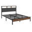 Table de chevet avec lit doux-1131998475