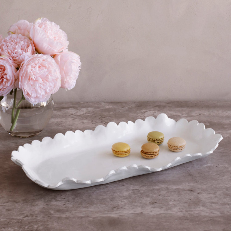 VIDA Colette Large Oblong Platter (White)