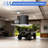 Overhead Garage Lifting Storage Rack, 4x4 ft Heavy-Duty Carbon Steel Ceiling Storage Rack, Adjustable Organization System, 350Lbs Safe Load (Tested to 600Lbs), Manual Crank Lift Design-1612043491