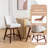 Fabric Swivel Counter Height Bar Stools(Set of 6)-109306482