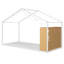 Structure de lit en métal avec tablettes et lumières-674095051-674095048