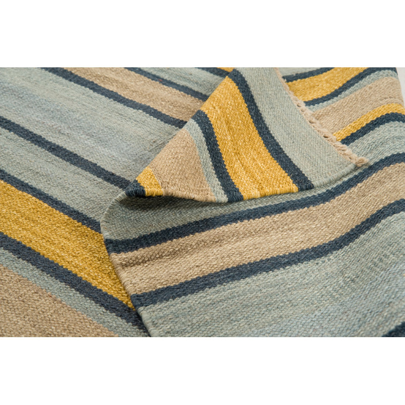 City Stripes Wool Striped Indoor Rug, Rectangle 5' x 8'