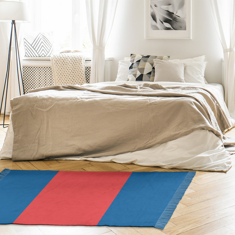 Tapis bleu/rouge dodger à plat Los Angeles, Oui