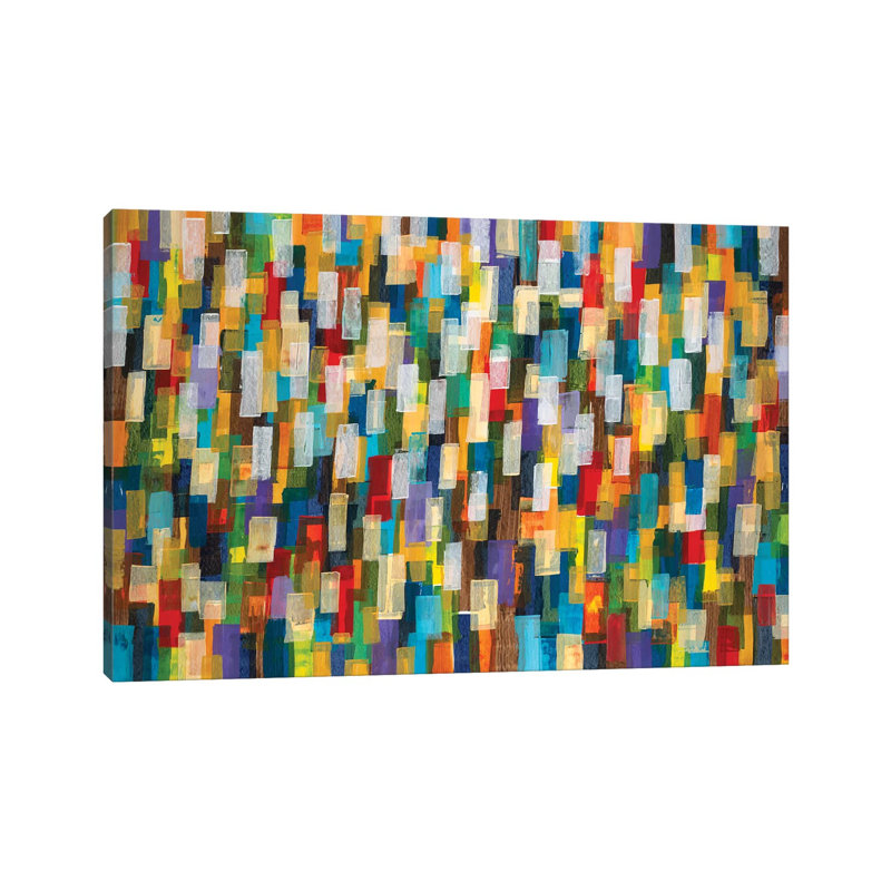 Confetti II by Liz Jardine - Wrapped Canvas Painting, 20.32 cm H x 30.48 cm W