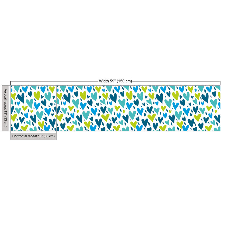 Cherlynn Hearts Multi-Purpose Fabric