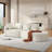 Boneless Modern Curved Sectional Sofa-452924657