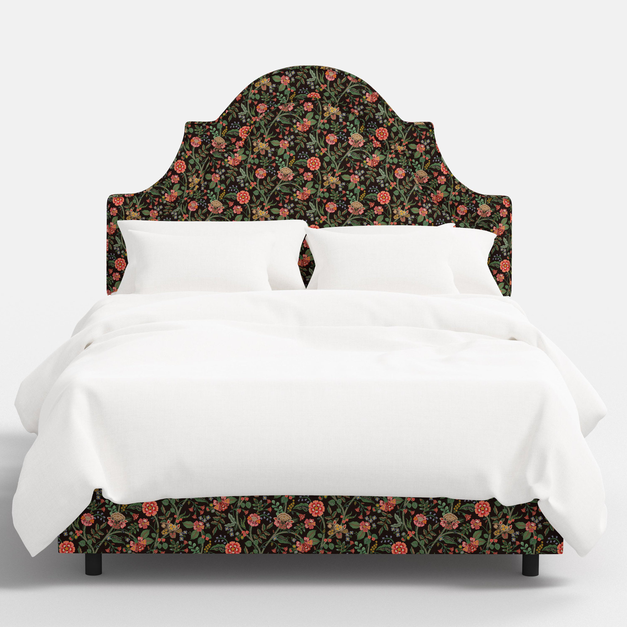 Rifle Paper Co. x Cloth & Company Marion Bed, Gracie Cocoa, California King