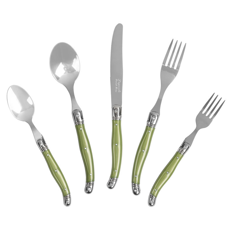 Ensemble de couverts 20 pièces French Home Laguiole French Home, Green