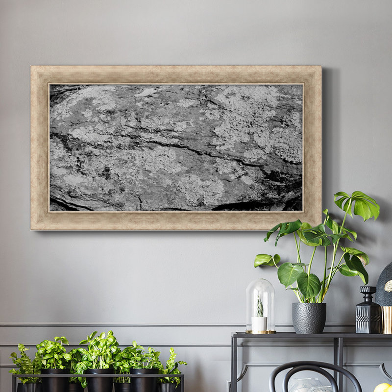 Found Textures seize, toile encadrée de qualité supérieure - prête à être accrochée, H 29 po x l 53 po x P 1,25 po