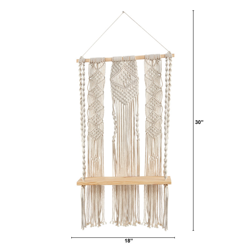 Macrame Knotting Wall Hanging