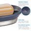 Porte-savon en céramique pour lavabo de salle de bain iDesign-104568580