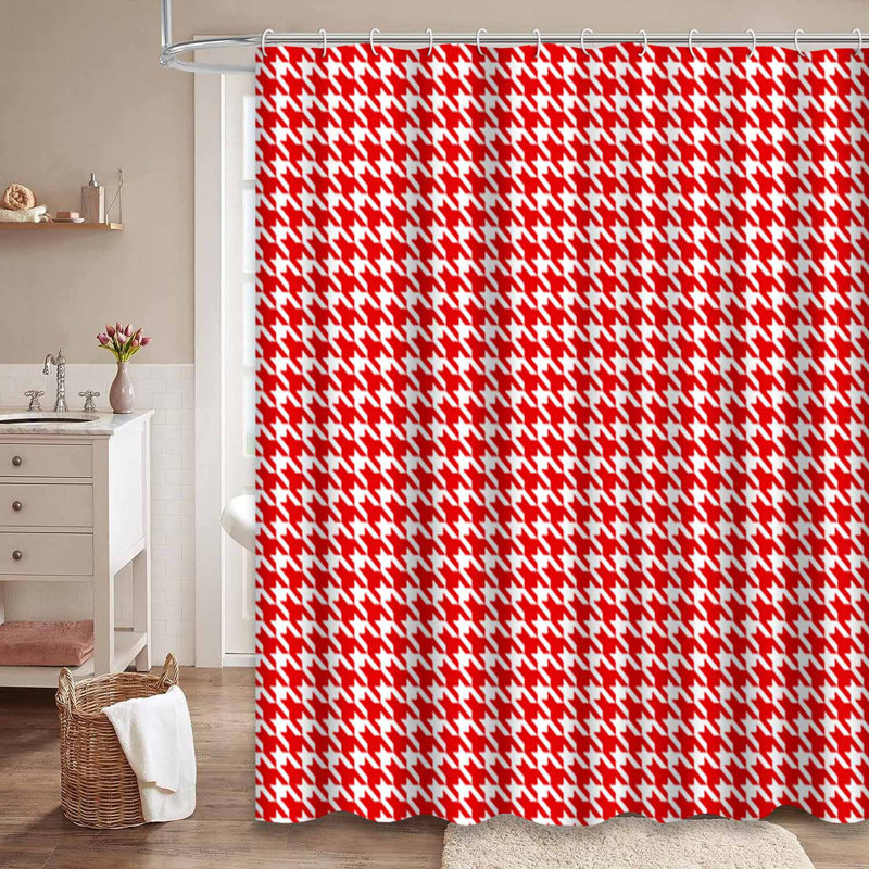 Rideau de douche Houndstooth Buffalo, L 72 po x l 72 po