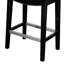 Saddle Counter Stool With Metal Guard And Dense Foam Seat Nail Accents, Kick Protector, Foamy Interior, Birch Legs-115170081-115170084