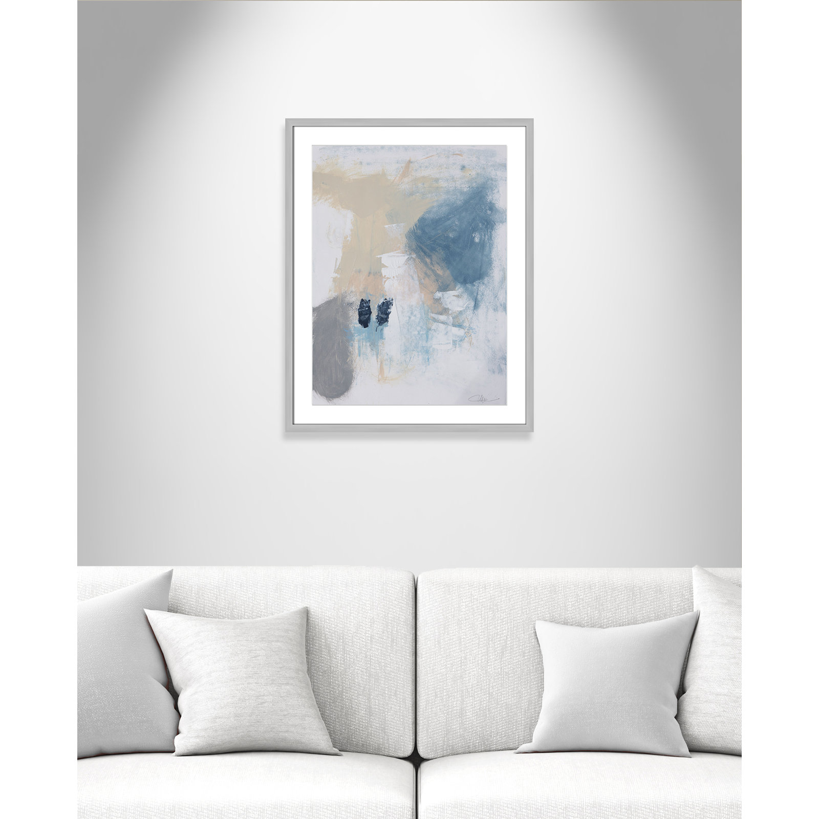 Coastal Carnival II Print by Casa Fine Arts, White, 29.5" H x 23.5" W x 1.25" D, Silver Single Picture Framed Paper