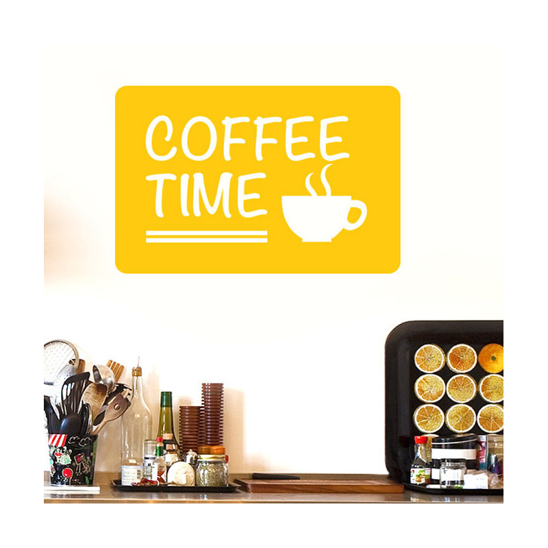 Wall Decal, Large, Dark Yellow