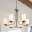 Lustre classique Hettinger 6 - Abat-jour clair-20345594