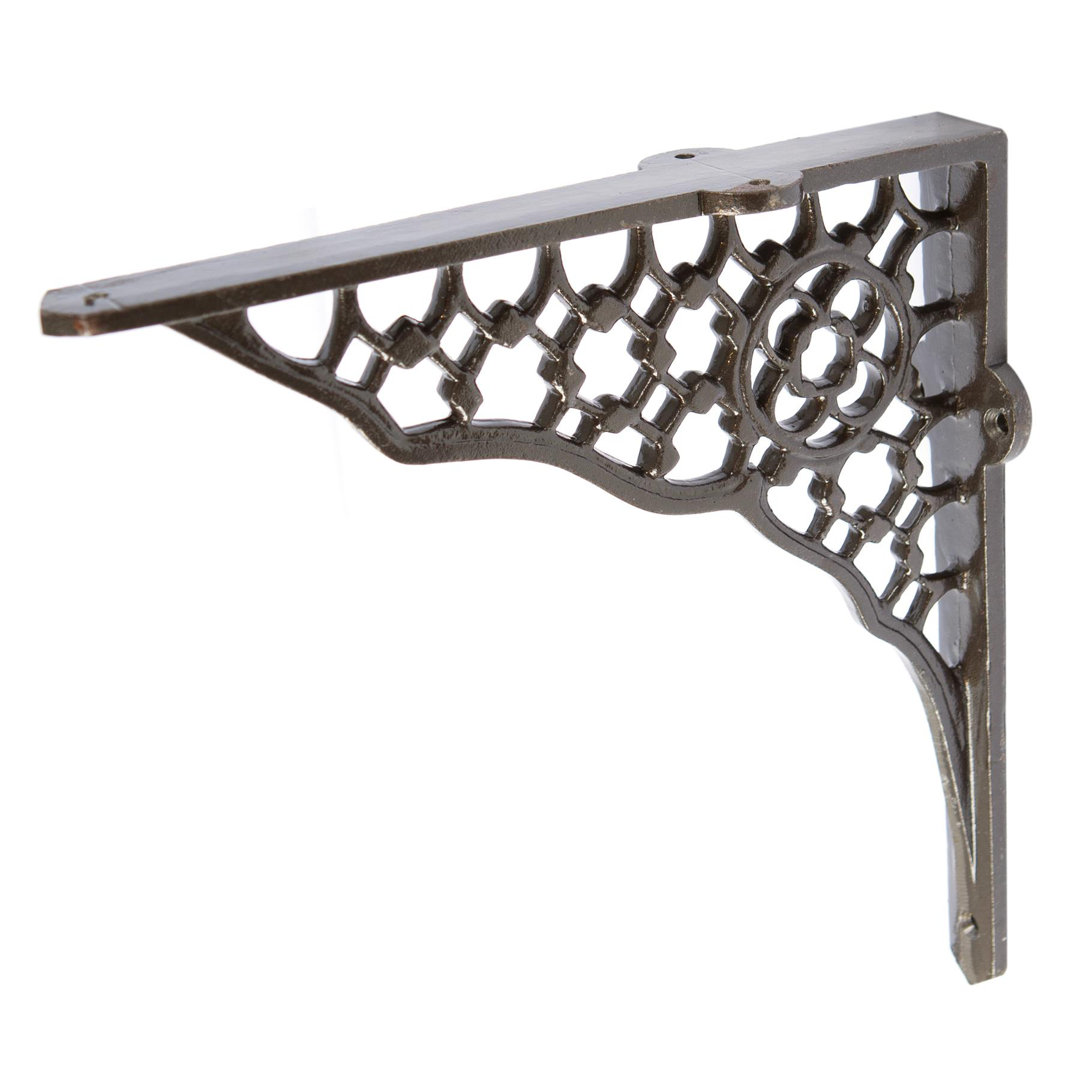 Hammer & Tongs - Honeycomb Iron Shelf Bracket - D205mm - Raw