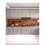 Armoire de base en bois massif gris clair Shaker, pour la cuisine, la buanderie et la salle de bain Tablettes réglables prêtes à assembler