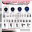 316SS Solid Polyurethane Swivel Threaded Stem Caster Set 2 Brake