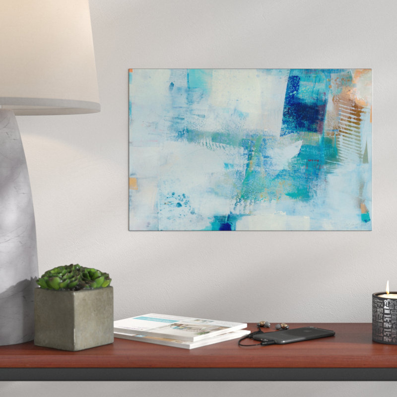 Corsham «Kenning IX», reproduction sur toile, H 40 po x l 60 po x P 1,5 po, Cadre flottant blanc