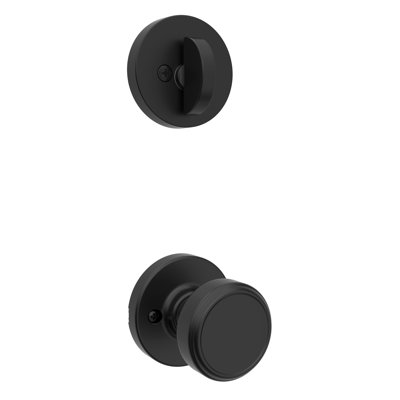 Maven with Round Rose and Deadbolt Interior Pack - Deadbolt Keyed One Side