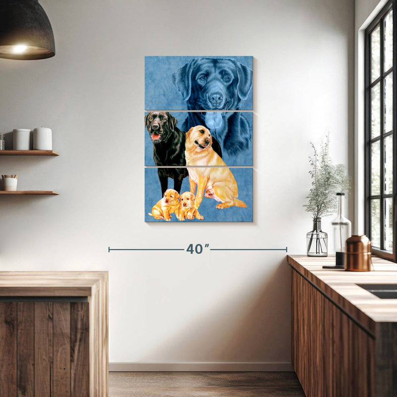 Brampton Labrador Retriever, H 38 po x l 24 po