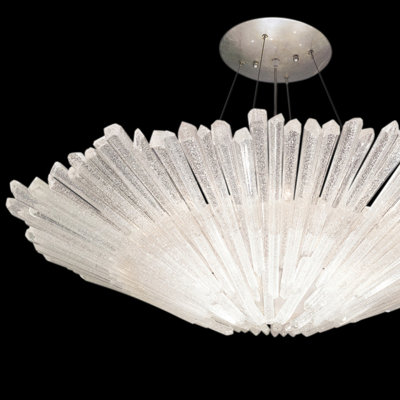 Lustre suspendu cylindrique Marchelle Diamantina