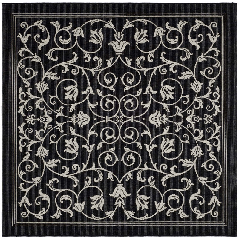Paisley Indoor/Outdoor Area Rug, Square 201 cm