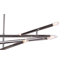 Lustre moderne à 10 lumières en nickel lustré, style allumette-29552791