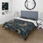 Motif céleste bleu - ensemble de housse de couette Boho-475056562