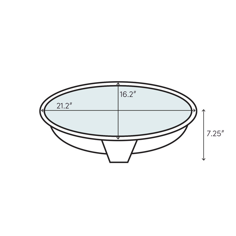 TOTO® Dartmouth® 18-3/4" x 13-3/4" Oval Undermount Bathroom Sink, Colonial White, Colonial White