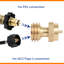 Adaptateur pour réservoir de propane Flame King, convertisseur 20LB à 1LB
