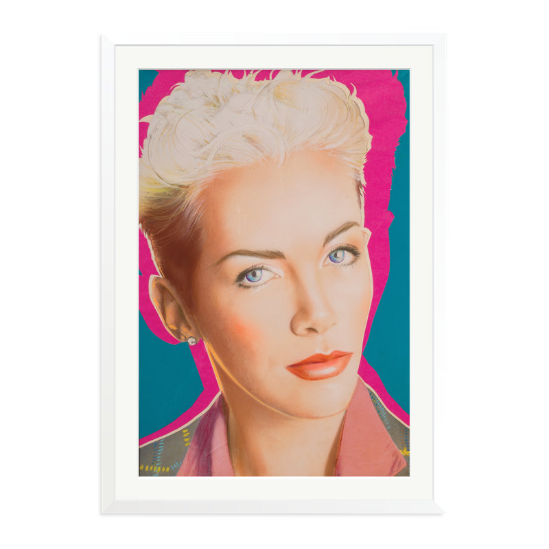 Annie Lennox, 38" H x 27" W, White