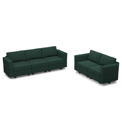 Canapé modulaire en velours Teangela