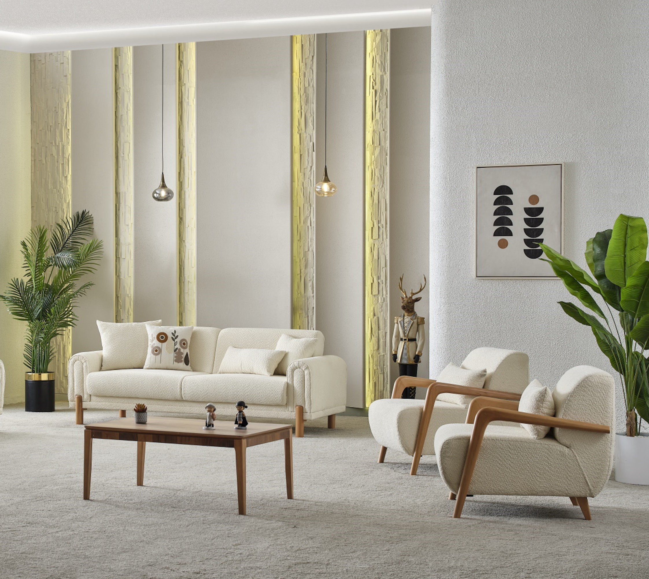 Latitude Run® Quente 3- Piece Living Room Set - Wayfair Canada
