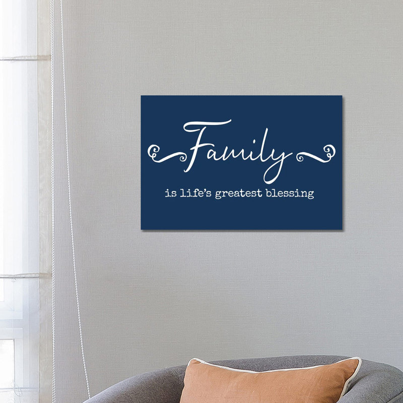 Family Greatest Blessing by Amanda Murray - Wrapped Canvas Print, 66.04 cm H x 45.72 cm W x 3.175 cm D