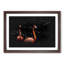 Pink Flamingos Paint Splash - Picture Frame Graphic Art-56866723-56866724