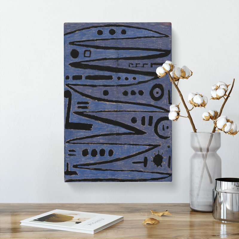 Heroic Strokes Of The Box by Paul Klee - Wrapped Canvas, 76cm H x 50cm W x 3cm D