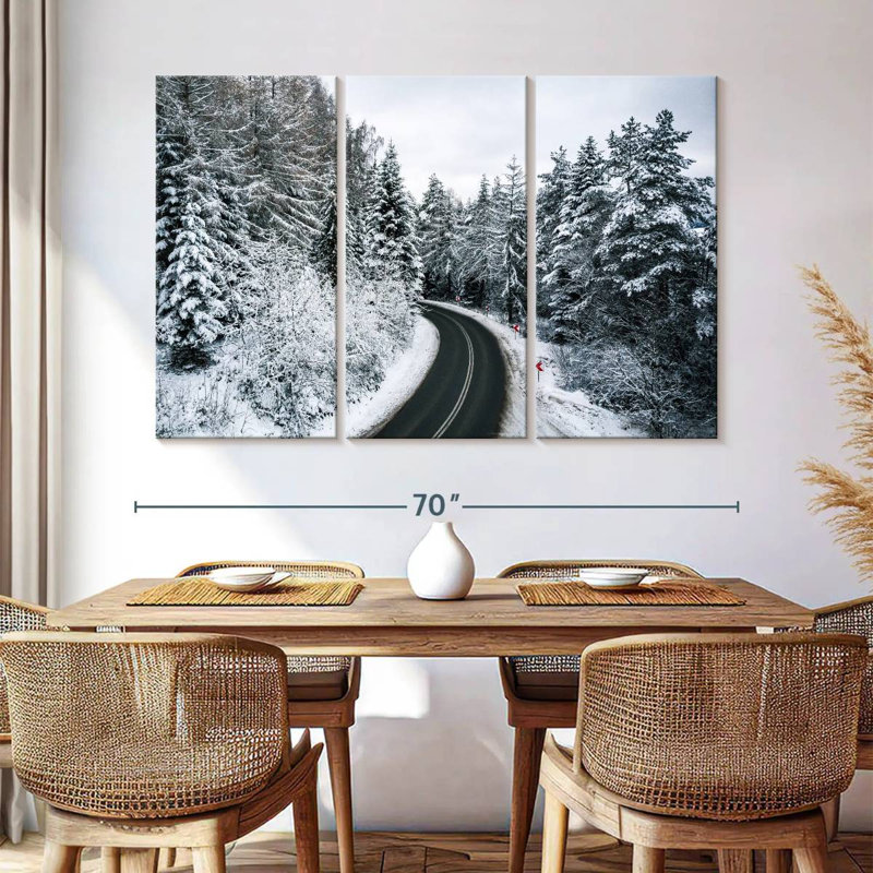 Harnek Curvy Road en hiver, H 42 po x l 65 po
