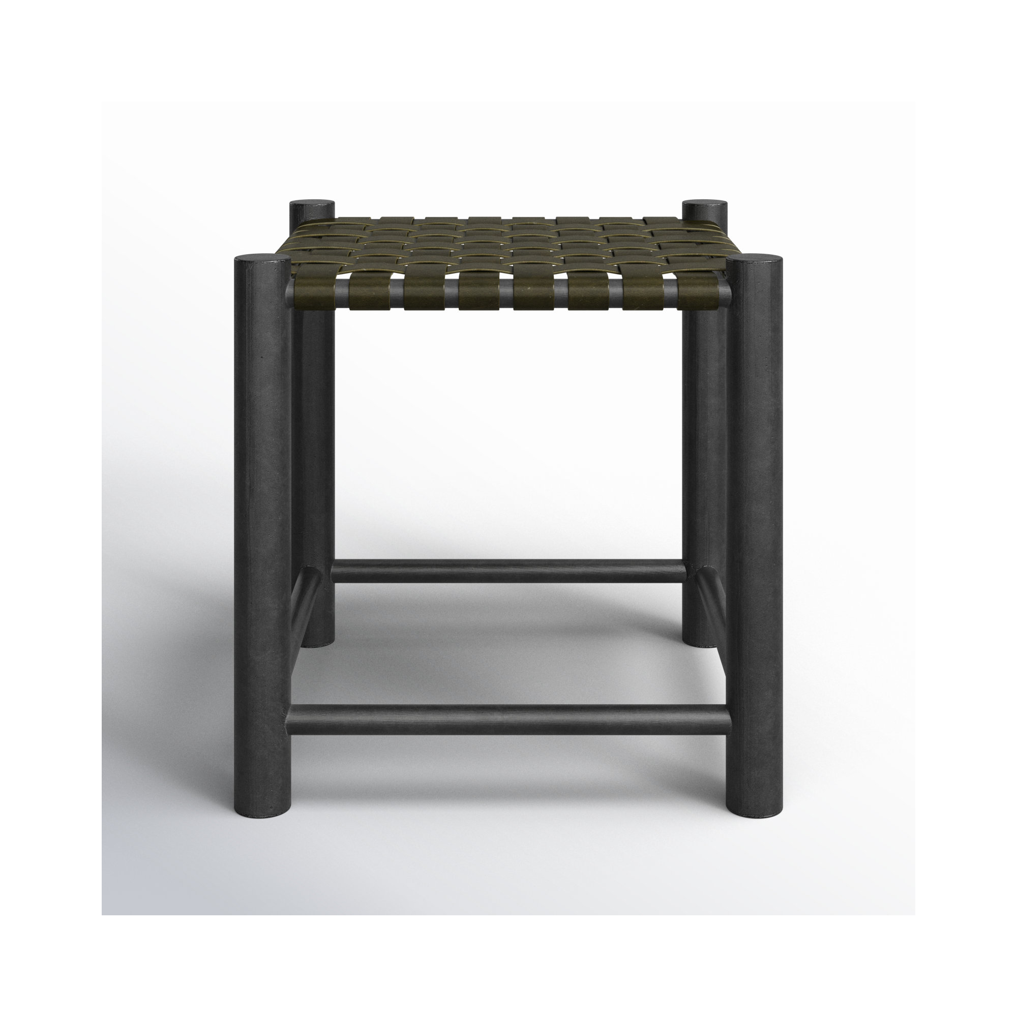 Karo Accent Stool, Olive Green