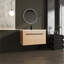 Ensemble de meuble-lavabo en chêne avec lavabo à poser en résine 36 po, 2 portes Oak-1256414661-1256414662