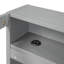 Lit de jour simple TG en bois gris - 2 gigognes, 3 rangements, charge et fonction avec charge-1573432262