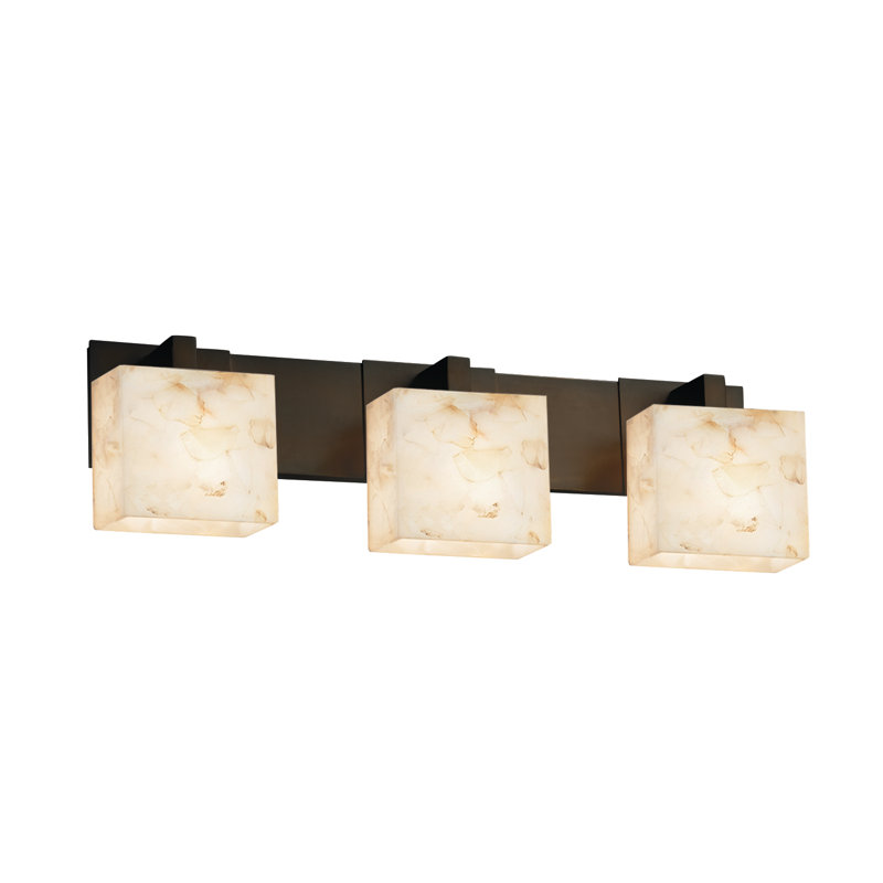 Éclairage pour meuble-lavabo 3 lumières Bouzoun, Bronze foncé